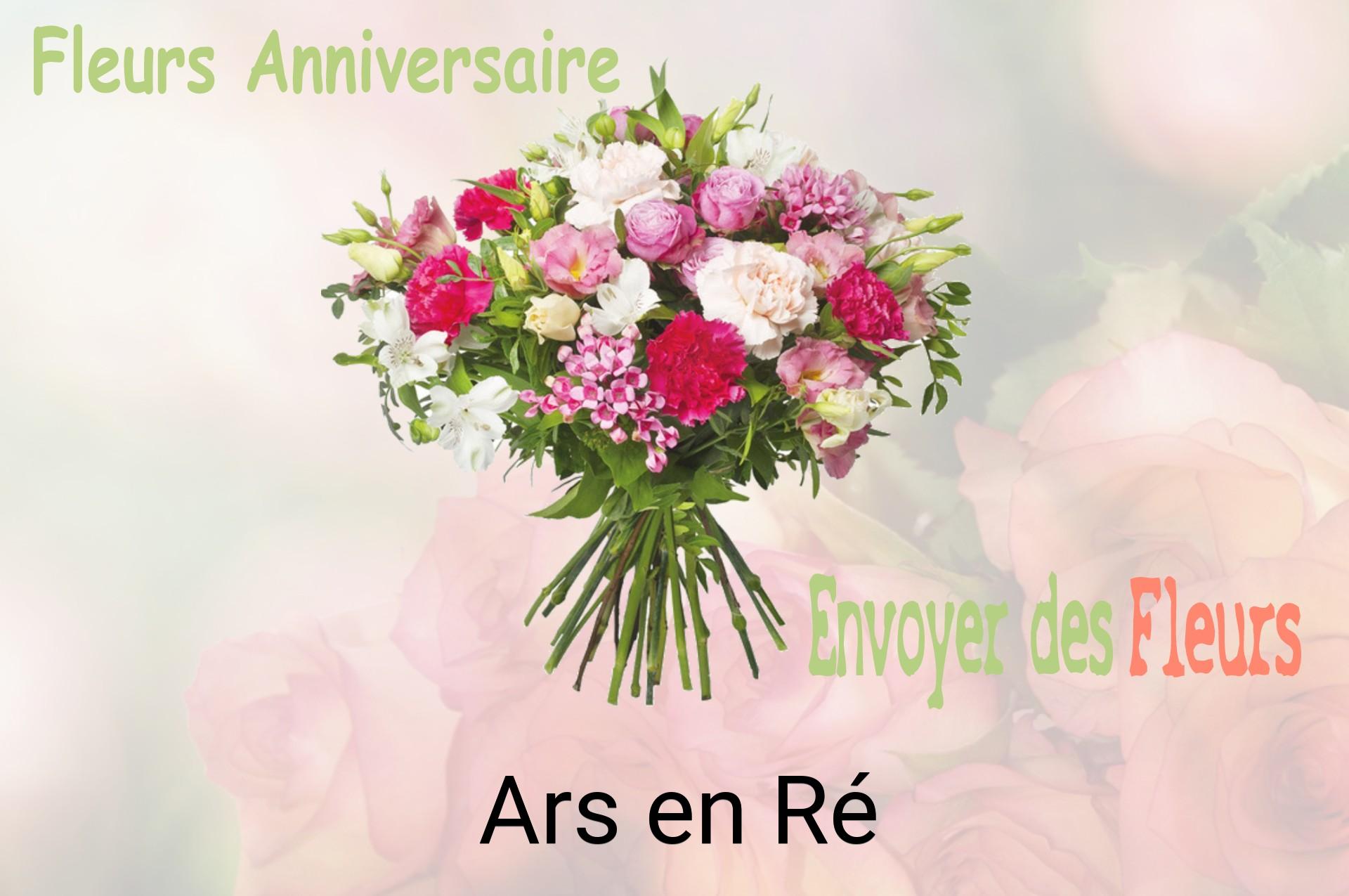 Bouquet de fleurs d’anniversaire livré à Ars-en-Ré