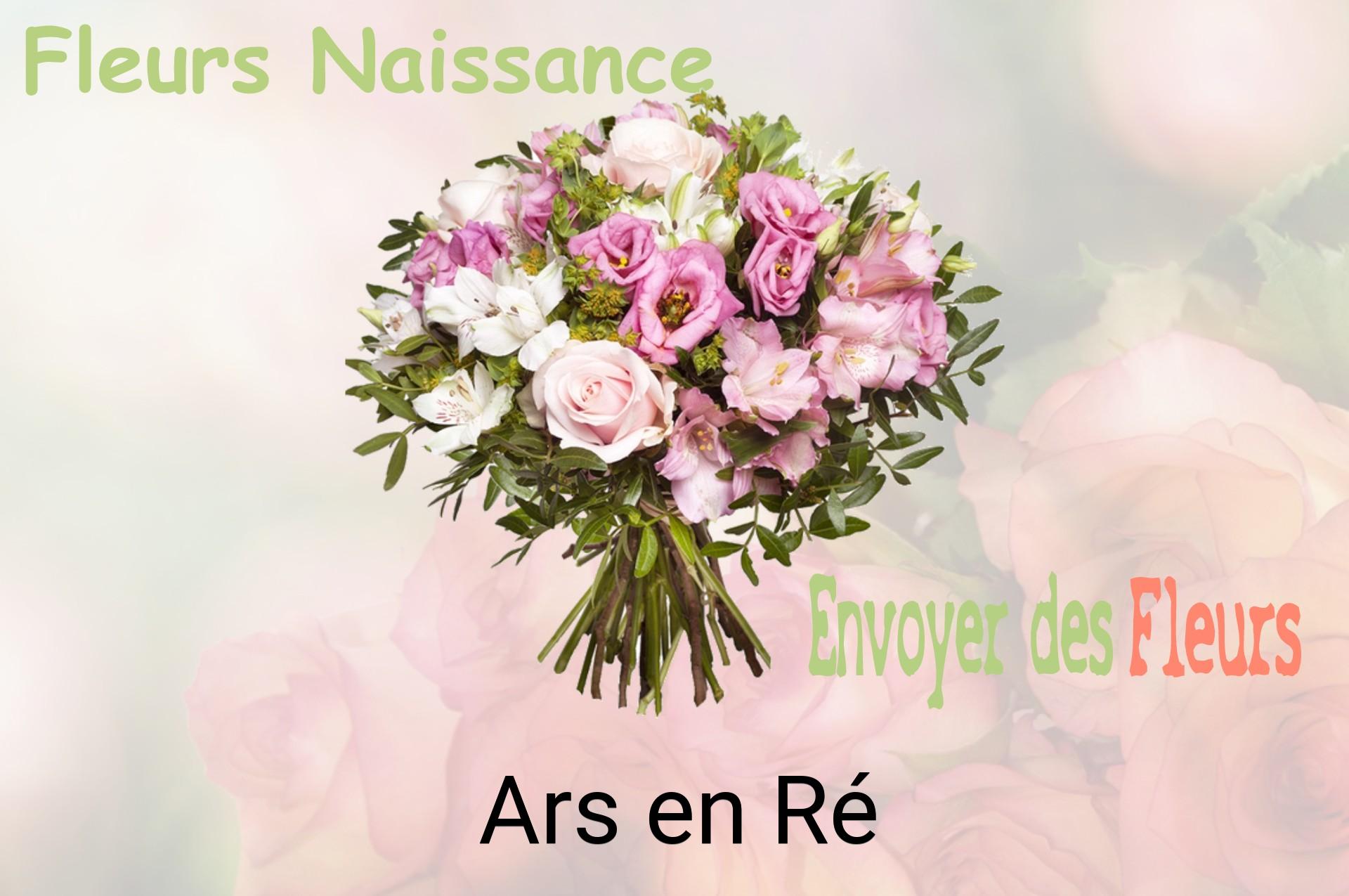 Bouquet de fleurs de naissance livré à Ars-en-Ré
